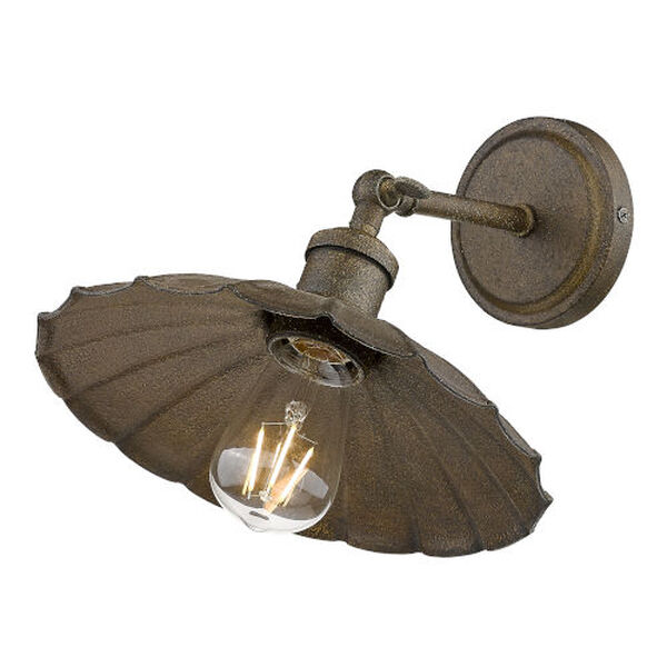 Clemence Dark Rust One-Light Wall Sconce, image 4